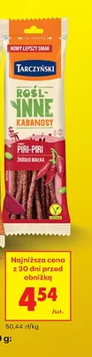 Kabanosy roślinne piri-piri promocja w Biedronka