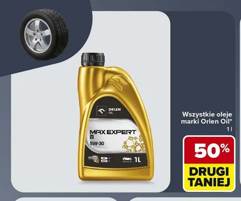 Olej silnikowy Orlen Oil Max Expert 5W-30 promocja w Carrefour