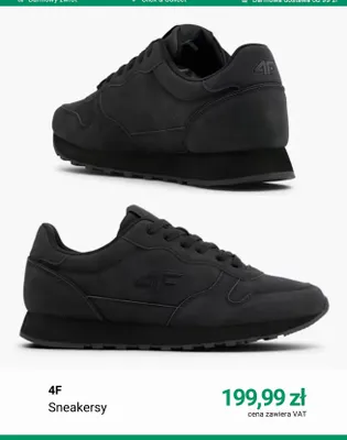 Sneakersy 4F promocja w Deichmann