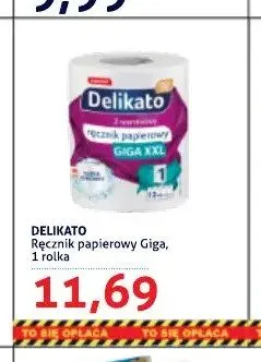 Ręcznik papierowy Delikato Giga promocja w Blue Stop