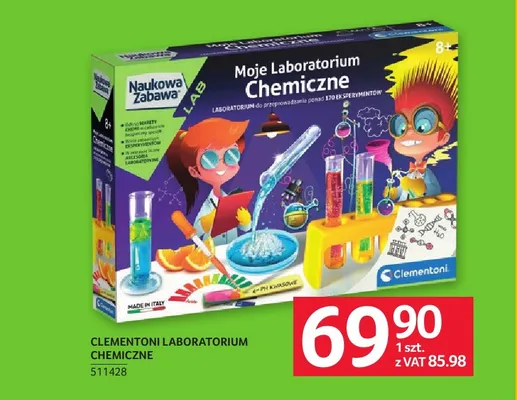 Laboratorium chemiczne Clementoni Moje Laboratorium promocja w Selgros