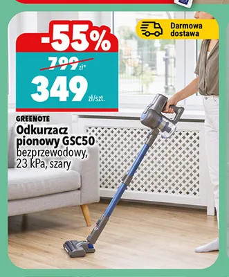 Odkurzacz pionowy Greenote GSC50 promocja w Biedronka