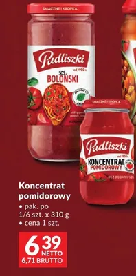 Koncentrat pomidorowy Pudliszki promocja w Makro