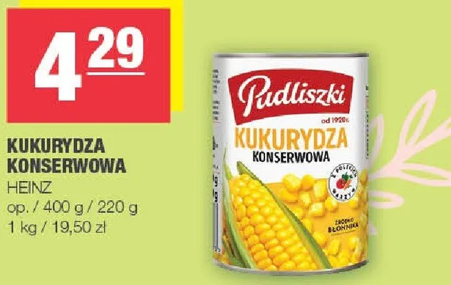 Kukurydza konserwowa promocja w SPAR