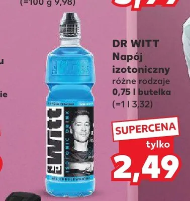 Napój izotoniczny DR WITT promocja w Kaufland