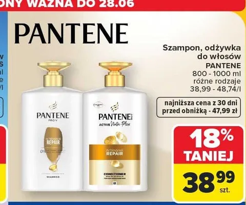 Odżywka do włosów Pantene Pro-V Intensive Repair promocja w Carrefour