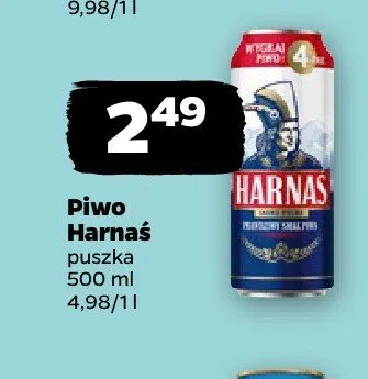Piwo Harnaś promocja w Netto