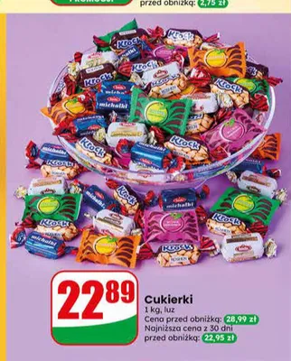 Cukierki Roshen luz promocja w Dino