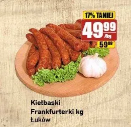 Kiełbaski frankfurterki Łuków promocja w API Market