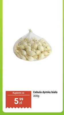 Cebula dymka biała 300 g promocja w Dino