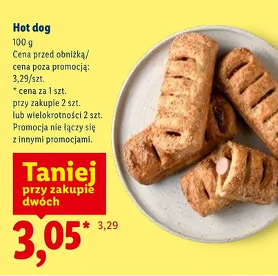 Hot dog Piekarnia Lidla promocja w Lidl