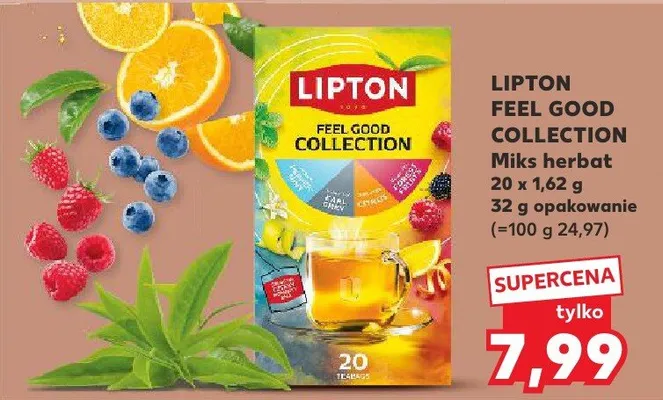 Miks herbat Feel Good Collection Lipton promocja w Kaufland
