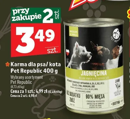 Karma dla psa Pet Republic promocja w TOPAZ