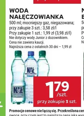 Woda Nałęczowianka promocja w Stokrotka