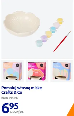 Pomaluj własną miskę Crafts & Co promocja w Action