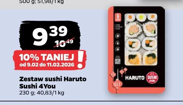 Zestaw sushi Haruto Sushi 4You promocja w Netto