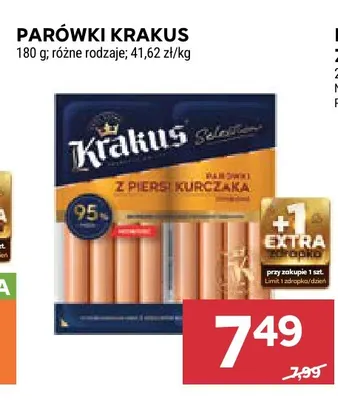 Parówki Krakus promocja w Stokrotka