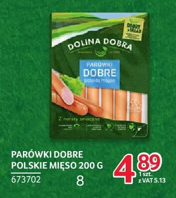 Parówki Dobre Dolina Dobra promocja w Selgros
