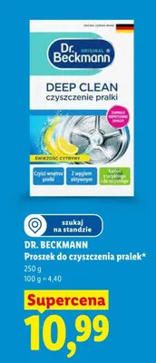 Proszek do czyszczenia pralek Dr. Beckmann promocja w Lidl