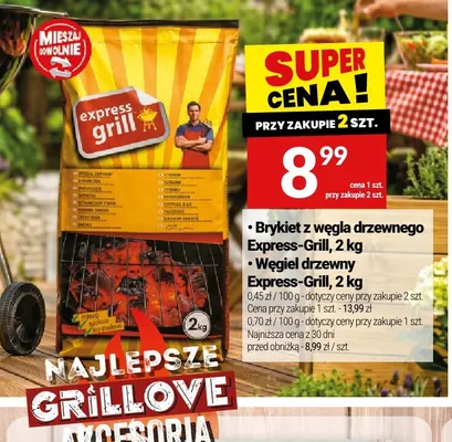 Węgiel drzewny Express-Grill promocja w Twój Market