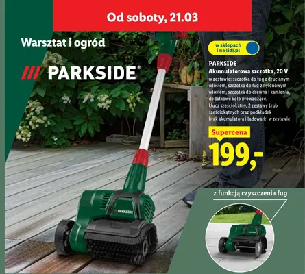 Akumulatorowa szczotka 20 V promocja w Lidl