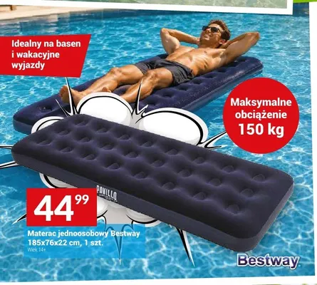Materac jednoosobowy Bestway promocja w Twój Market