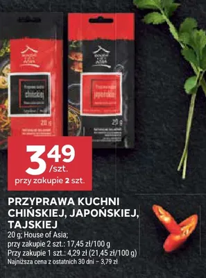 Przyprawa kuchni chińskiej House of Asia promocja w Stokrotka