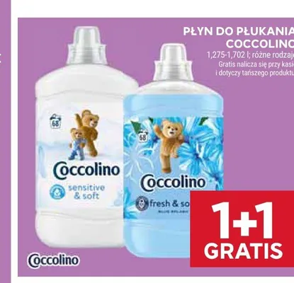 Płyn do płukania Coccolino promocja w Stokrotka