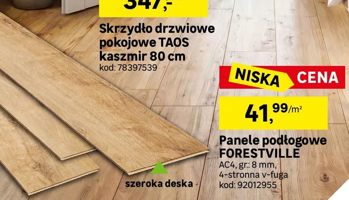 Panele podłogowe Forestville AC4 8 mm promocja w Leroy Merlin