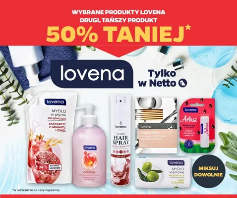 Mydło w płynie Lovena Oriental promocja w Netto