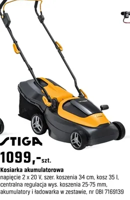 Kosiarka akumulatorowa promocja w OBI