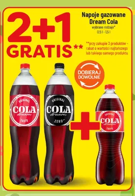 Napój gazowany Dream Cola Taste promocja w POLOmarket