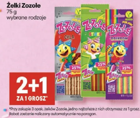 Żelki Zozole promocja w Delikatesy Centrum