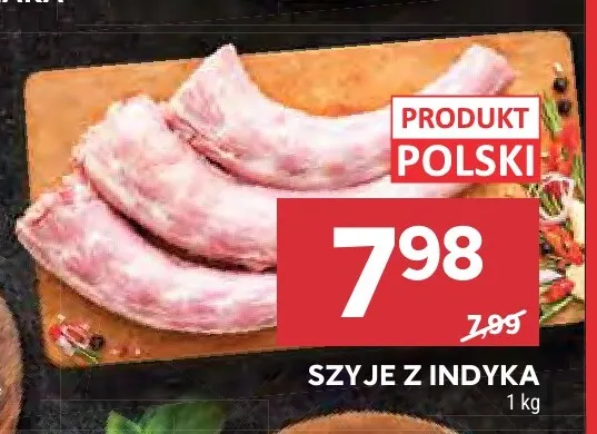 Szyje z indyka promocja w Stokrotka