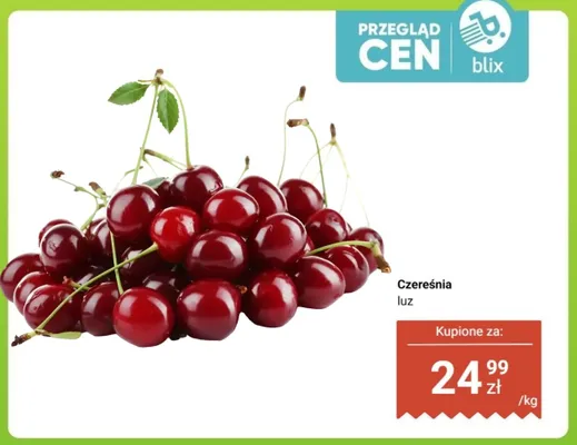 Czereśnia luz promocja w Dino
