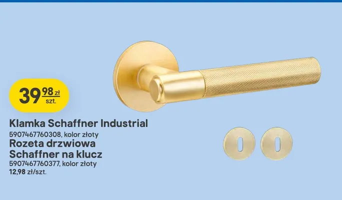 Rozeta drzwiowa Schaffner na klucz promocja w Castorama