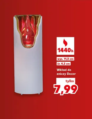 Wkład do zniczy Decor promocja w Kaufland