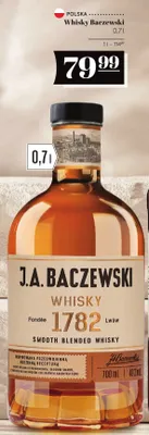 Whisky Baczewski Polska promocja w POLOmarket