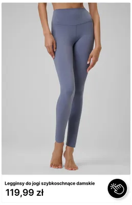 Legginsy do jogi szybkoschnące damskie promocja w 4F