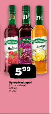 Syrop Herbapol Wiśnia promocja w Netto
