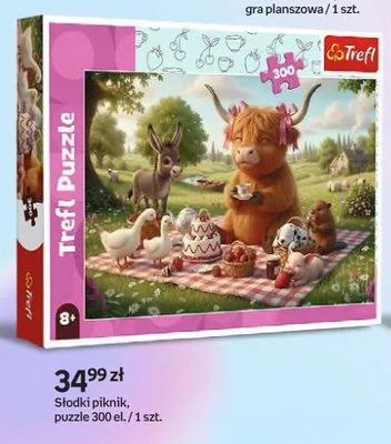 Puzzle Trefl 300 elementów Słodki piknik promocja w Empik