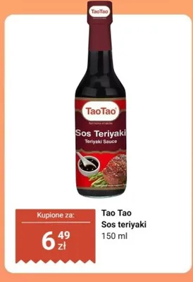 Sos teriyaki Tao Tao promocja w Dino