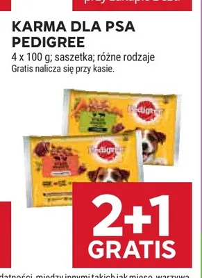 Karma dla psa Pedigree 4-pak promocja w Stokrotka