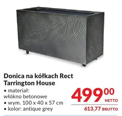 Donica na kółkach Rect Tarrington House promocja w Makro