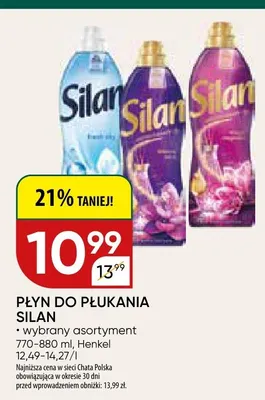 Płyn do płukania silan wybrany asortyment promocja w Chata Polska