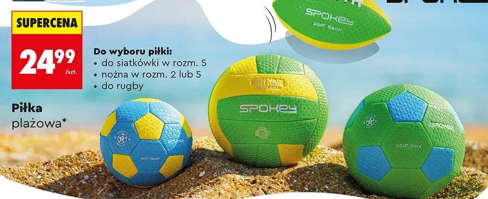Piłka plażowa promocja w Biedronka
