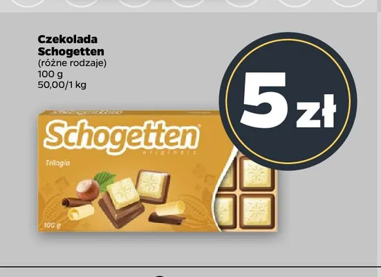 Czekolada Schogetten promocja w Netto