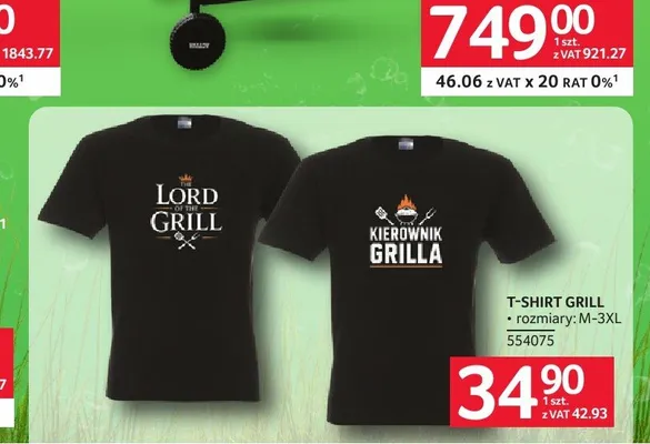 T-shirt Grill Lord of the Grill promocja w Selgros