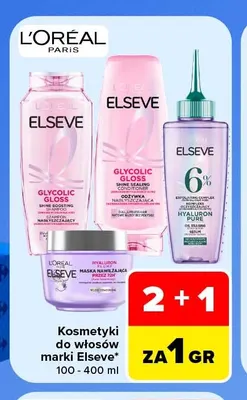 Kosmetyki do włosów Elseve promocja w Carrefour