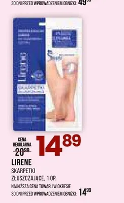 Skarpetki złuszczające Lirene promocja w Drogerie Natura